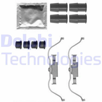 Bild av DELPHI LX0573 Kit d&#039;accessoires, plaquette de frein à disque LAND ROVER: Range Rover 3