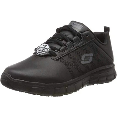 Bild av Skechers Work Sure Track Yrkessko halksäker, flexibel Svart