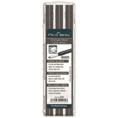Bild av BLYERTSSTIFT BIG DRY REFILL SNICKARPENNA 12ST Beijerbygg Byggmaterial