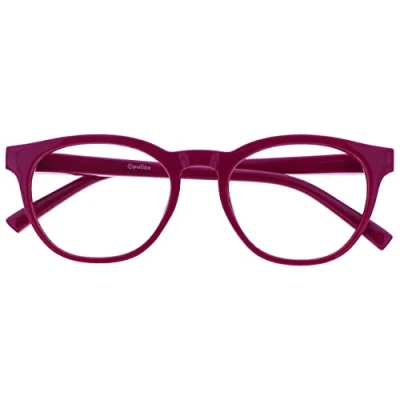 Bild av OPULIZE Blu Retro Blått ljusblockerande läsglasögon dator anti bländning trötthet herr dam B5, rosa, 0,00 Grossissement