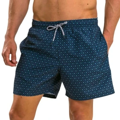 Bild av RIPT Performance Herrar Essentials Quick Dry UV 50 Solskydd Badshorts Badbyxor,Flygvapnets blå diamanttryck, S
