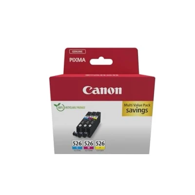 Bild av Multipack cartouches d&#039;encre CANON CLI 526 Cyan/Magenta/Jaune