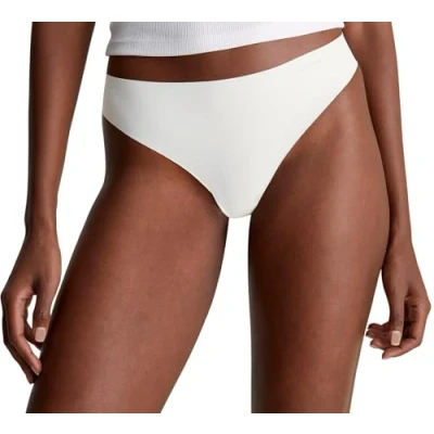 Bild av Calvin Klein Thong 0000D3428E Stringtrosa Vit (Ivory), M Kvinna,