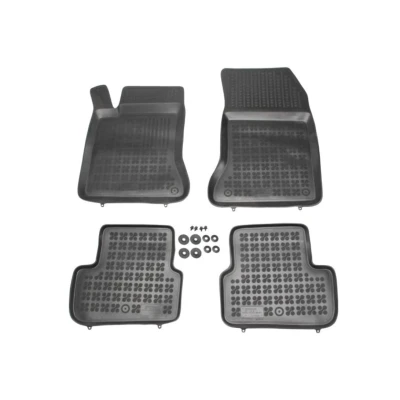 Bild av REZAW PLAST 201715 Ensemble de tapis sol Caoutchouc avant et arrière 4 noir Sur mesure