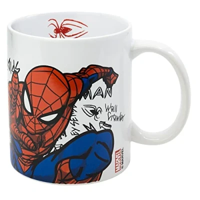 Bild av Stor keramikmugg 325 ml i Spiderman Urban Web presentbox