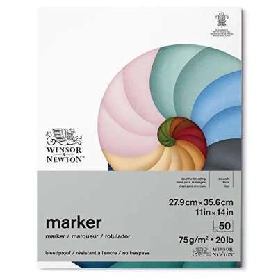 Bild av Winsor &amp; Newton 6002007 markerpapper, vit, 27,9 x 35,6 cm