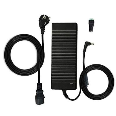 Bild av Arote LED Strömförsörjning 24V 144W 6A Trafo nätadapter för 5050 SMD remsor Strip Ribbon Fairy Lights RGB RGBW etc. Adapter Driver Transformator med IEC kontakt