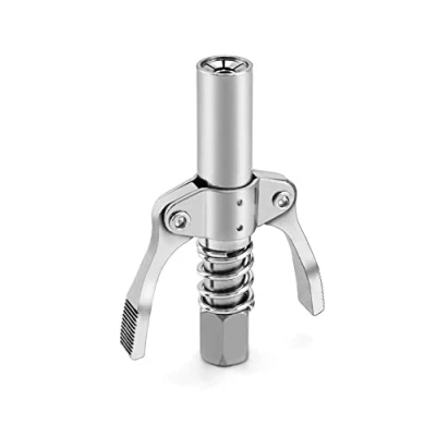 Bild av QWORK® fettpress munstycke 1/8 tum 10 000 PSI dubbelhandtag G koppling, lämplig för standard smörjnippel M6/M8/M10/M12/M14