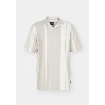 Bild av ONLY &amp; SONS Onscaiden Ss Stripe Linen Resort Noos T shirt, Vintage kaki, XS