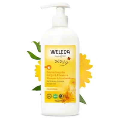 Bild av WELEDA Calendula tvättkräm för kropp och hår 400 ml