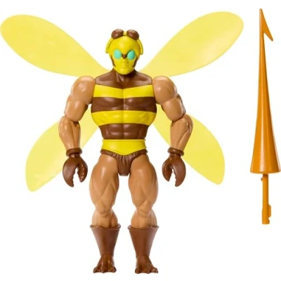 Bild av Masters of the Universe Origins Buzz Off Cartoon Collection Ledande bifigur från MOTU 1980 talsserien, spjut, samlarleksak, 6+ år, JBM88