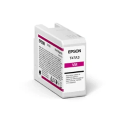 Bild av Epson Ink UltraChrome PRO T47A30N Vivid Magenta 50ml Bläckpatron Kraftig röd