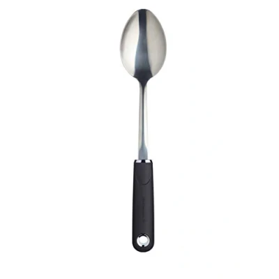 Bild av MasterClass Slev, Mjukt Handtag, Rostfritt Stål, 33,5 cm, Svart/Silver, MCSGNWSSCS