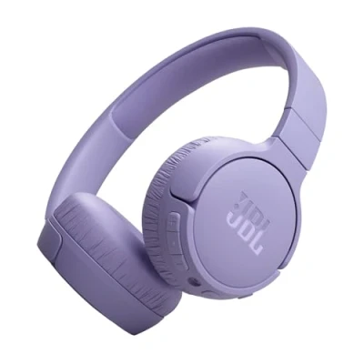 Bild av JBL Tune 670NC Trådlösa Bluetooth On ear hörlurar med adaptiv brusreducering och avtagbar ljudkabel, Pure Bass ljud, lila