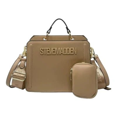 Bild av Steve Madden kvinnors Bevelyn axelväska, en storlek, Camel, storlek