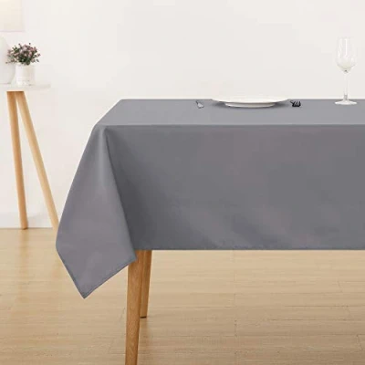 Bild av Deconovo bordsduk vattenavvisande lotuseffekt bordsduk, 150x240 cm, Grå, 1 bit