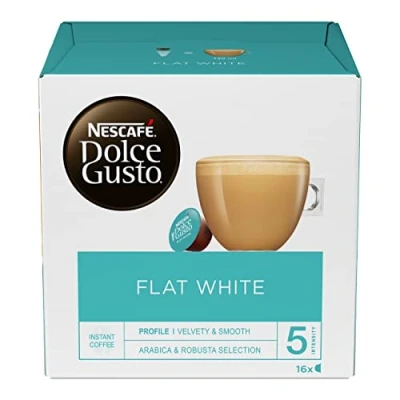 Bild av NESCAFÉ Dolce smak platt vit 16 kapslar