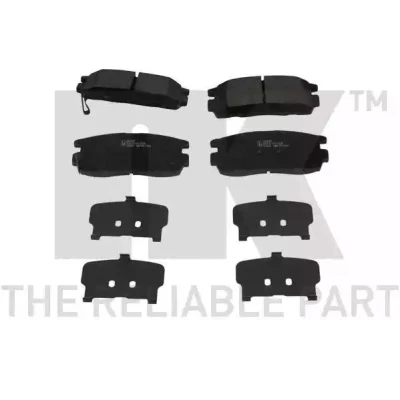 Bild av NK 223639 Jeu de plaquettes frein avec indicateur d&#039;usure tôle anti bruit sans accessoires CHEVROLET: Captiva, OPEL: Antara, VAUXHALL: Antara