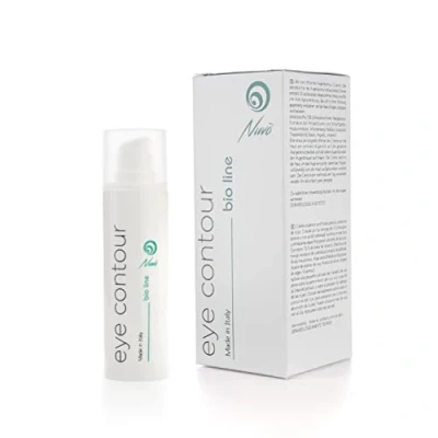 Bild av Nuvo &#039;72% CERTIFIERAD ORGANISK Snail Slime Ögonkontur Kräm med hyaluronsyra Druvkärnolja Vitamin E Maxiflaska på 30 ml mot mörka ringar anti rynkpåsar 100% Made in Italy