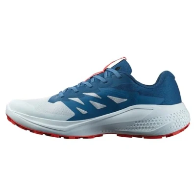 Bild av Salomon Alphaglide Löparskor terräng, Storlek: 46 2/3, Ballad blue/dark blue/fiery red Textil/syntet