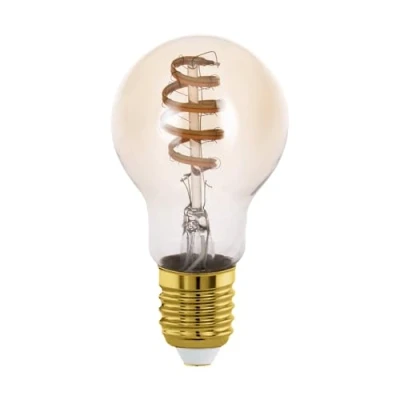Bild av EGLO connect.z Smart Home LED lampor E27, A60, ZigBee, app och röststyrning, dimbar, ljusfärg justerbar, 360 Lumen, 5 W, vintage glödlampa bärnstensfärgad