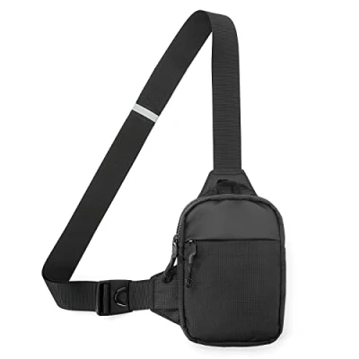 Bild av DONGKER Sling Chest crossbody Bag, vattentät axelväska, bag ryggsäck för män och kvinnor som vandrar utomhussporter