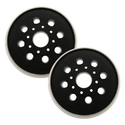 Bild av ANBOO 2 stycken slipplattor 125 mm kardborreband stödplattor för Bosch, slipplatta med Bos ch PEX 220 , GEX 1 AE, Skil 7402/7490