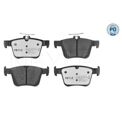 Bild av MEYLE 025 250 0816/PD Jeu de plaquettes frein PD Quality Essieu arrière non préparé pour indicateur d&#039;usure avec tôle anti bruit