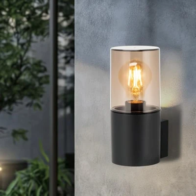 Bild av MIRATIC Vägglampa för Utomhusbruk Idealisk Fasader Balkonger Uteplatser Trädgårdar IP54 E27 Glödlampa Ingår Ej (utan rörelsedetektor)