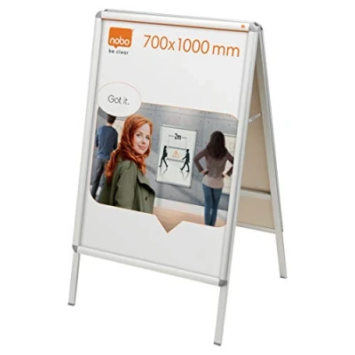 Bild av Nobo Premium Plus 70x100cm A Board Sign Holder with Snap Frame
