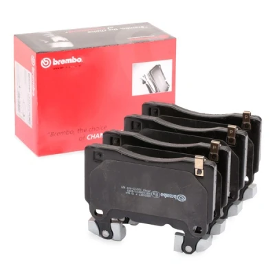 Bild av BREMBO P 10 064 Jeu de plaquettes frein avec indicateur d&#039;usure tôle anti bruit masses d&#039;équilibrage, sans accessoires