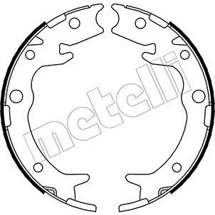 Bild av Bromsbackar, sats, parkeringsbroms METELLI 53 0159