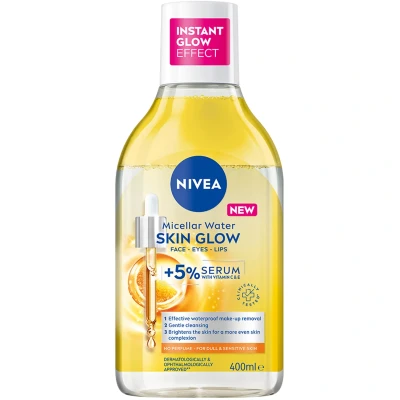 Bild av NIVEA Micellar water Skin Glow 400 ml