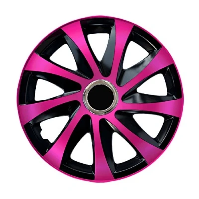 Bild av Centurion navkapsel DRIFT EXTRA, rosa/svart, 15 tum, set om 4