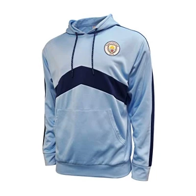 Bild av Icon Sports Manchester City F.C. Vuxen pullover hoodie huvtröja (förpackning med 1)