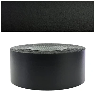 Bild av Mprofi MT® Melamin Kantband Kantlist med Smältlim 45mm x 5m Svart Självhäftande för Hyllmöbler, Byggskivor, Möbelskivor och Täckning av Kanten på en Standard MDF Skiva