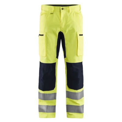 Bild av VARSELBYXA 1585 1811 STRETCH VARSELGUL/SVART C64 Beijerbygg Byggmaterial