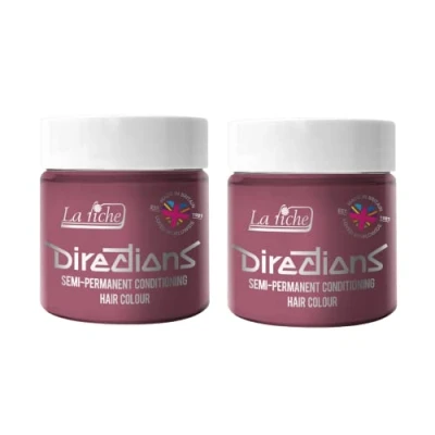Bild av La Riche Directions semipermanent hårfärg 100 ml burk 2 pack (pastel ros)