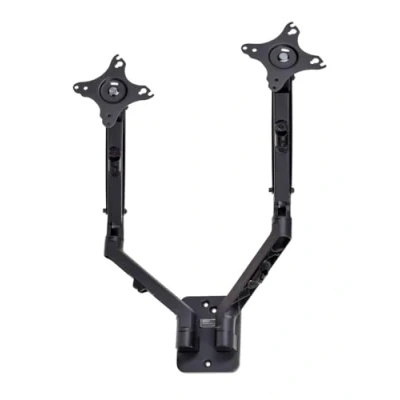 Bild av Gembird MA WA2 01 mounting kit adjustable arm for 2 flat panels up to 7 kg fine texture black