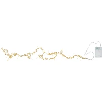 Bild av STAR TRADING LED ljusslinga Winny, guld, plast, 200 cm, batteri
