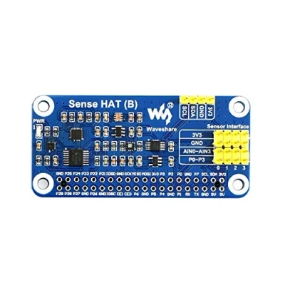 Bild av Waveshare Sense HAT (B) for Raspberry Pi Onboard Multi Powerful Sensors such as Gyroscope Accelerometer Magnetometer Barometer Temperature Humidity Sensor Communicated via I2C Interface