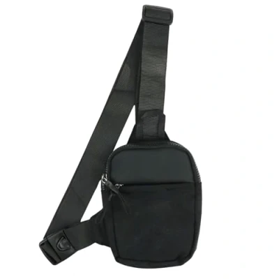 Bild av Sling Chest Crossbody Bag, bröstficka män, vattentät axelväska, för män och kvinnor resor, vandring, cykling, camping, utomhussporter