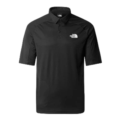 Bild av The North Face NF0A883KQLI M Packable SS Pikétröja Herr Vit Dune Storlek XXL, White Dune, XXL