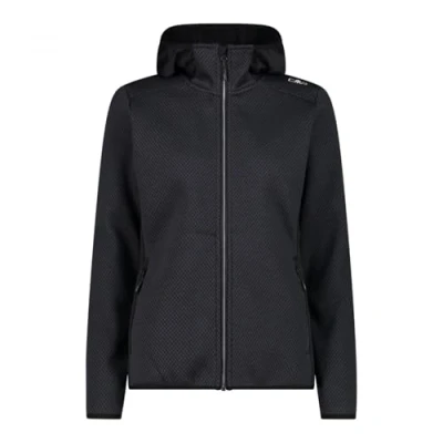 Bild av CMP Dam Knit Tech Fleece Jacka Med Fast Huva Kvinnor