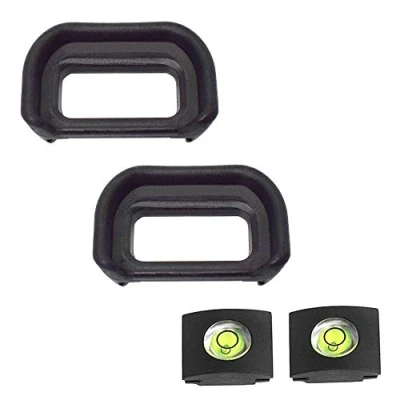 Bild av okular ögonkopp sökare för Sony Alpha A6600 A6500 A6400 kamera (2 pack), ULBTER FDA EP17 med varmt skoskydd (FDA EP17)
