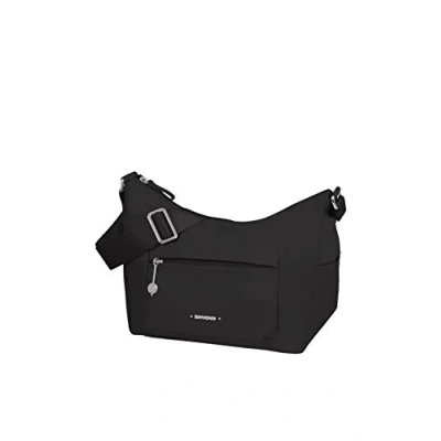 Bild av Samsonite dam Move 3.0 axelväska messengerväskor (1 pack), Svart (svart med 2 framfickor), Schultertasche mit Fronttaschen (31 cm), Messenger Bags