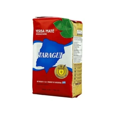 Bild av Yerba Mate Taragui Con Palo 500g + Presentprov (40g):Rik på antioxidanter och vitaminer, påskyndar ämnesomsättningen, sockerfri!