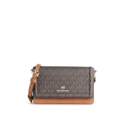 Bild av Michael Kors JET SET Charm Phone Crossbody Axelremsväska, Storlek: One Size, Brown