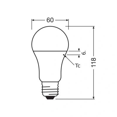 Bild av OSRAM LED Classic Star, matt, E27, 10 W, 4 000 K, 1 055 lm