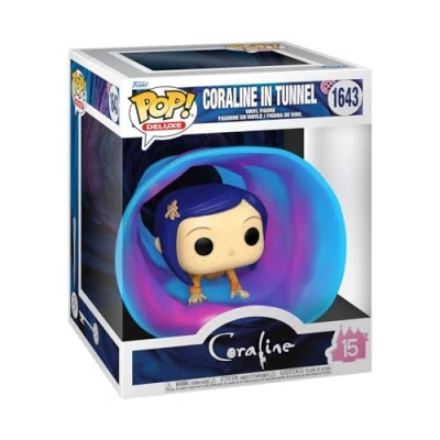 Bild av Funko POP! Deluxe: Coraline 15:e Vinylfigur för samlare Presentidé Officiell merchandise Leksaker barn och vuxna Filmfans Modellfigur utställning